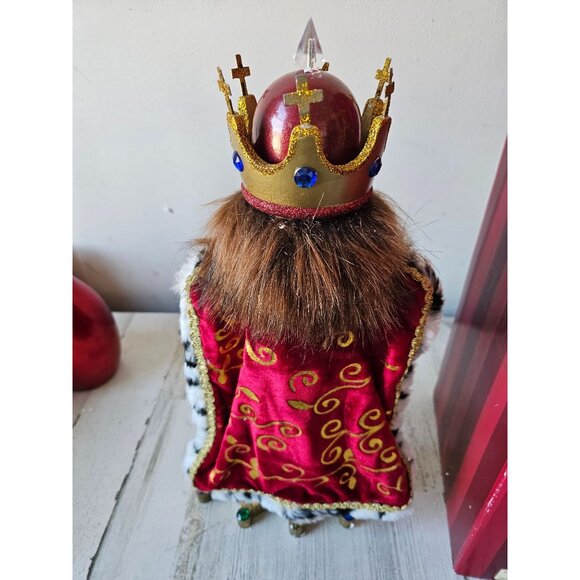 Bombay 18" King arthur camelot nutcracker Xmas sword soldier centerpiece - Picture 7 of 13